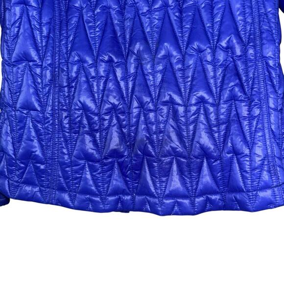 Skea Ltd Cobalt Blue Goose Down Packable Puffer Jacket Womens 12 Winter Ski Coat - Picture 12 of 13